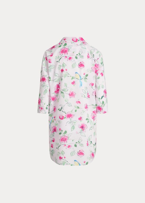 Camisa Ralph Lauren Floral Algodão Mulher 50623-ICJB